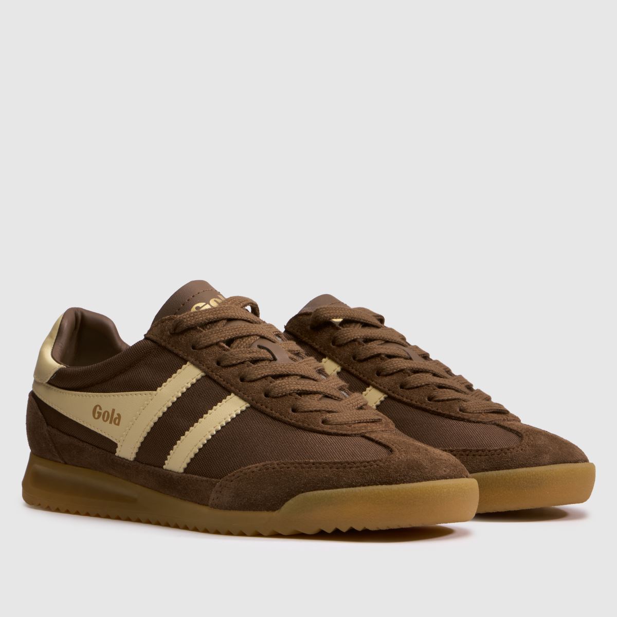 Damen Gola Dunkelbraun Tornado Sneaker Gola Tornado 3
