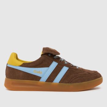Gola Brown Multi Stadium 86 Womens Trainers