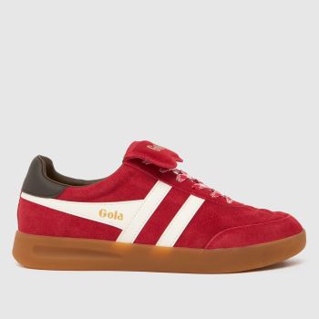 Gola Red Multi Stadium 86 Womens Trainers