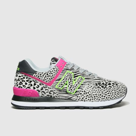 multi coloured new balance trainers