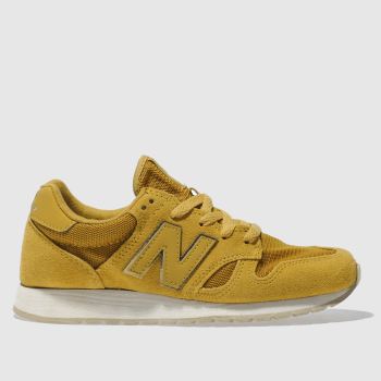 new balance yellow 520 suede trainers new balance yellow 520 suede trainers