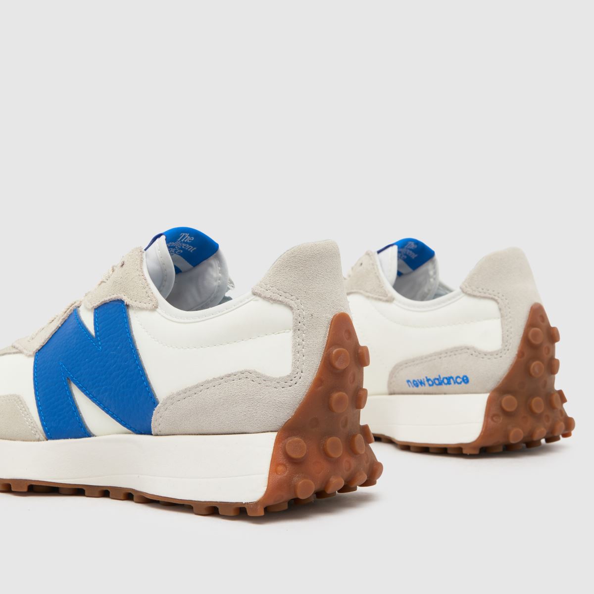 Damen Weiß-blau New Balance 327 Sneaker | schuh