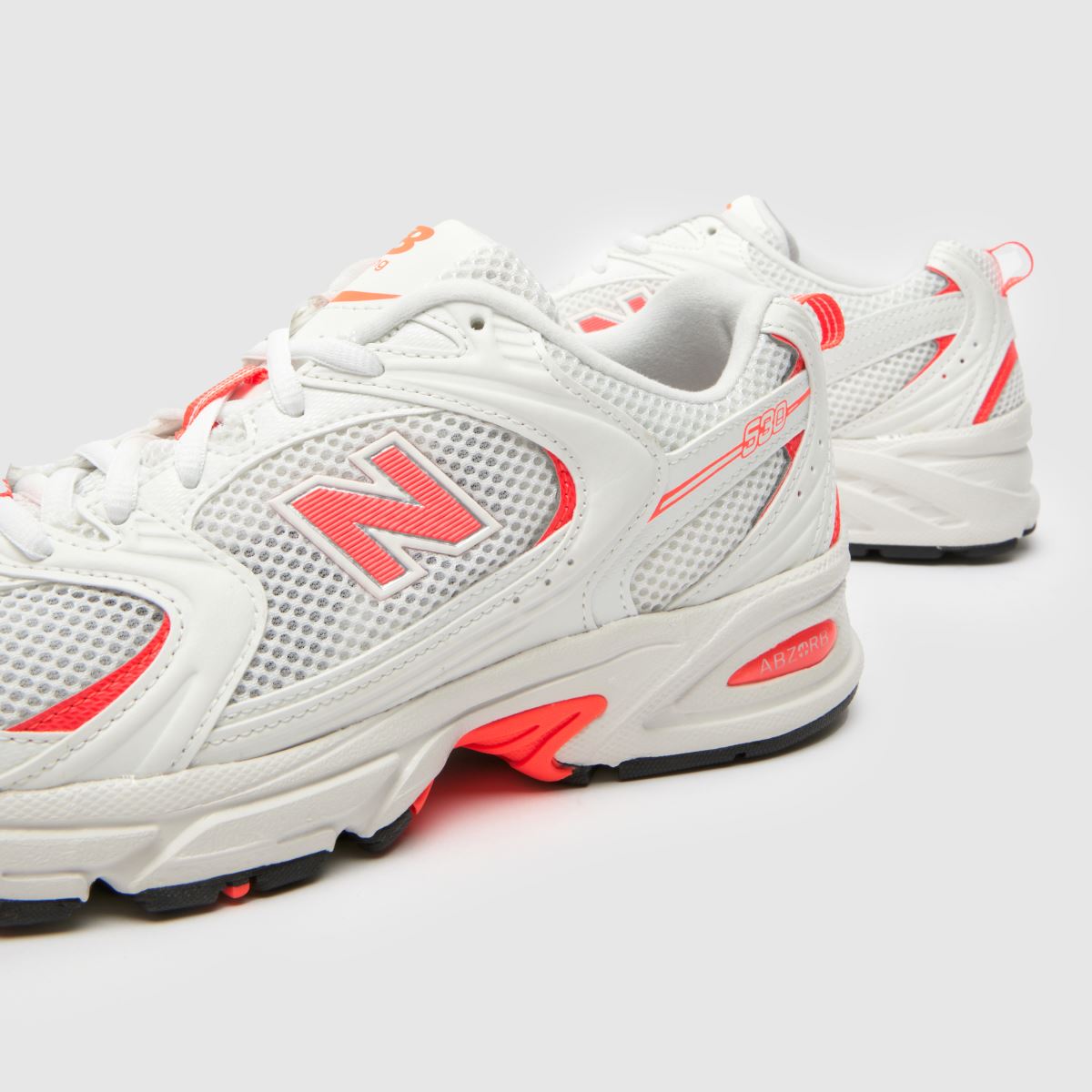 New Balance 530 in White Orange