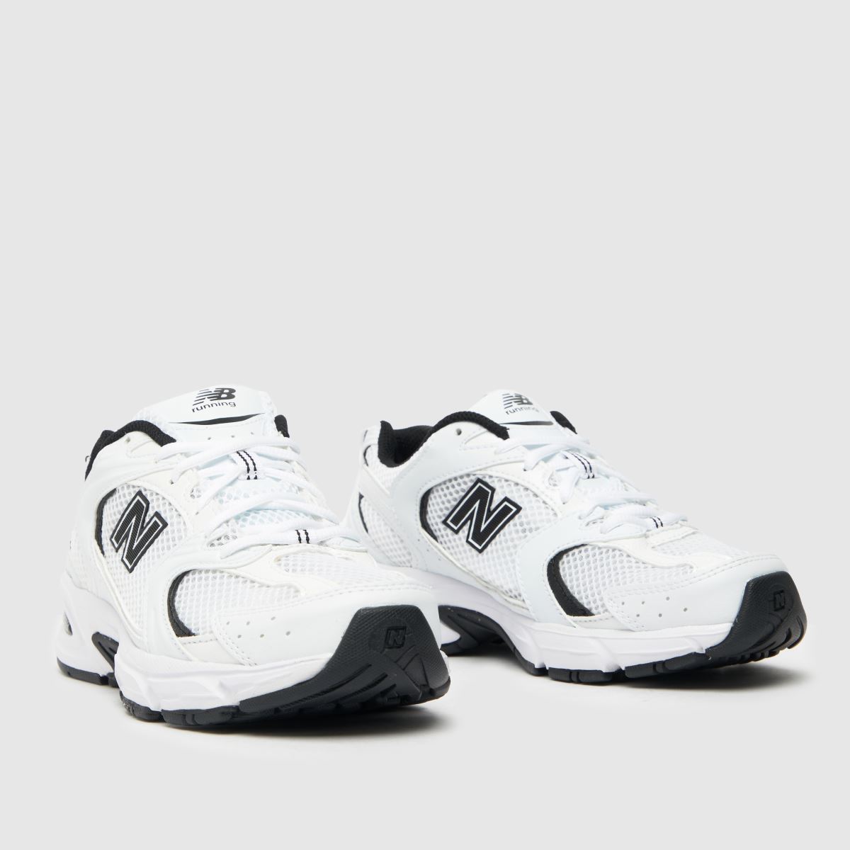 New Balance 530 Trainers in White & Black