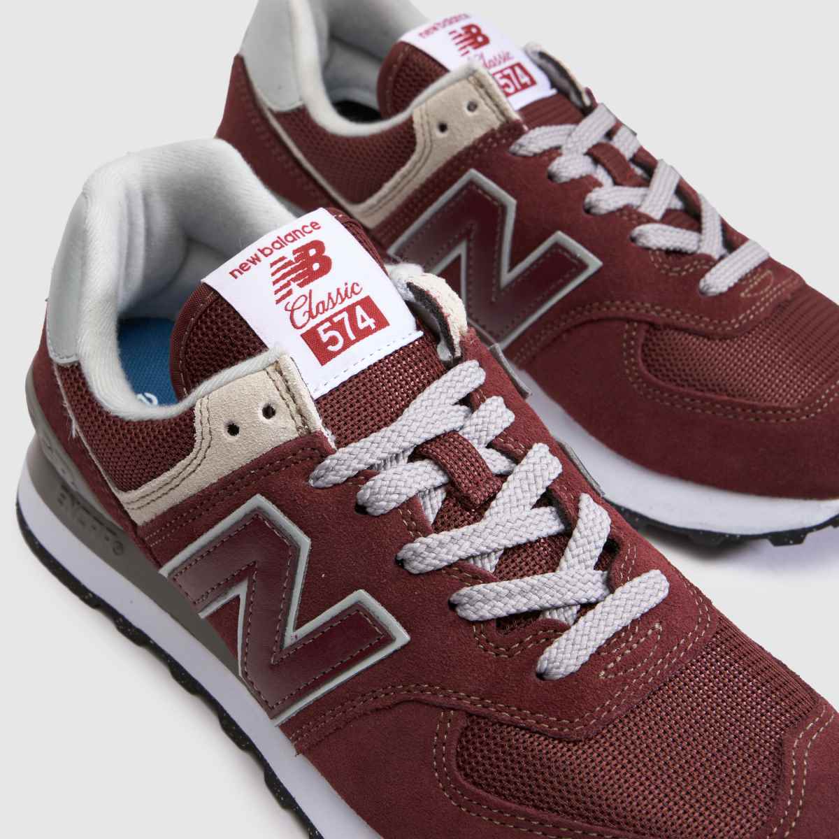 New Balance 574 in Burgundy New Balance 574 4