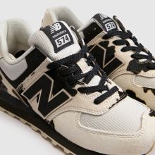 Damen New Balance Schwarz-weiß 574 Sneaker New Balance 574,3 von 4