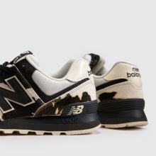 Damen New Balance Schwarz-weiß 574 Sneaker New Balance 574,4 von 4