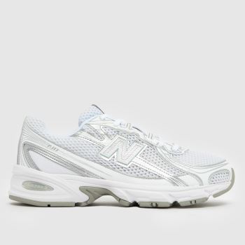 New Balance White & Silver 740 Womens Trainers