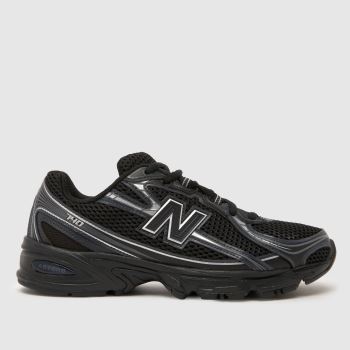 New Balance Black & Silver 740 Womens Trainers