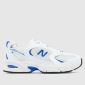 White & Blue