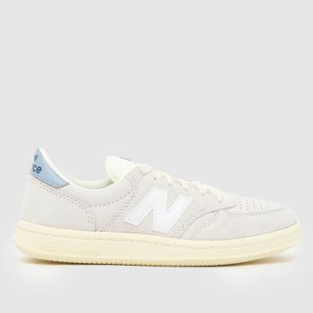 New Balance White & Blue T500 Womens Trainers