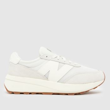 New Balance Light Grey 370 Womens Trainers