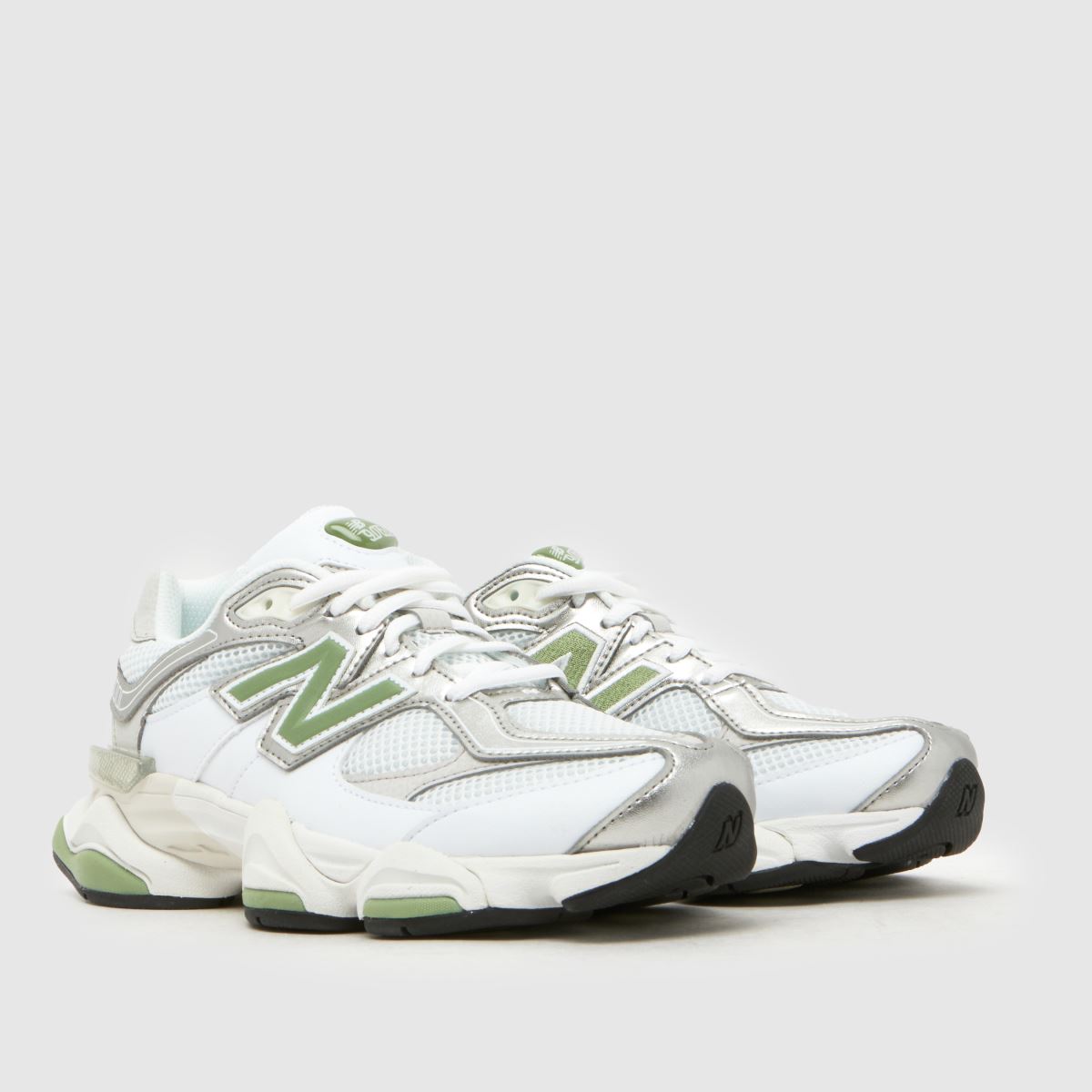 New Balance 9060 in White & Green New Balance 9060 3