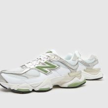 New Balance 9060 in White & Green New Balance 9060,4 of 4
