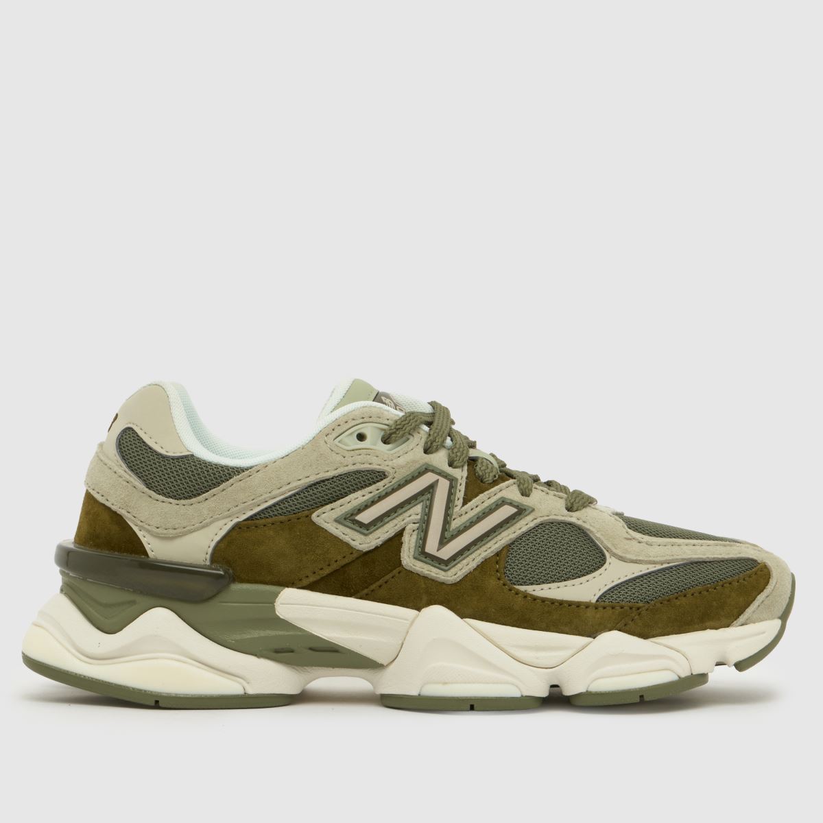 New Balance 9060 Trainers in Green Multi