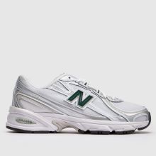 New Balance 740 in White & Green New Balance 740,1 of 4
