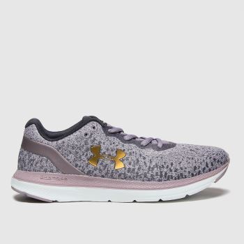 Under Armour black & purple charged impulse trainers Under Armour black & purple charged impulse trainers