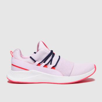 Under Armour white & pink charged breath lace trainers Under Armour white & pink charged breath lace trainers