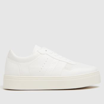 schuh white naia mesh mix lace up trainer trainers schuh white naia mesh mix lace up trainer trainers