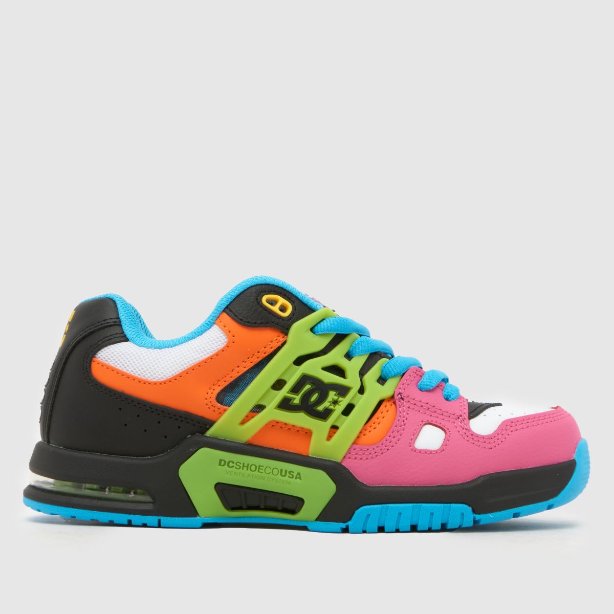 DC AT-2 Trainers in Black Multi