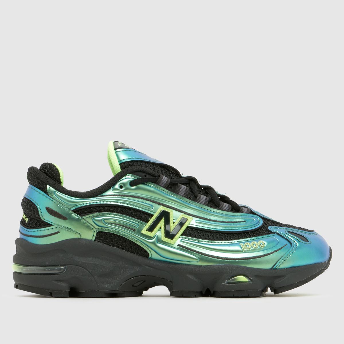 New Balance 1000 Trainers in Black & Green