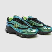 New Balance 1000 in Black & Green New Balance 1000,3 of 4