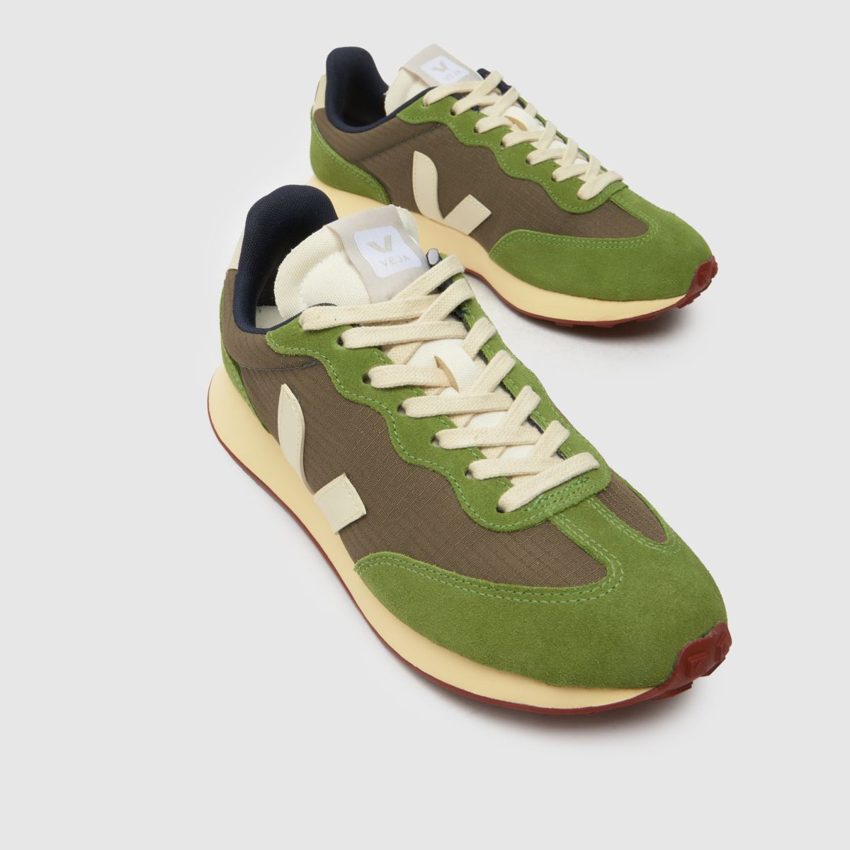 Womens Green Multi VEJA Rio Branco II Trainers | schuh