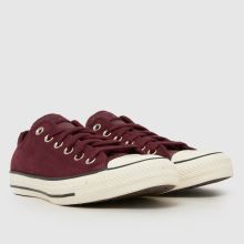 Damen Converse Weinrot All Star Ox Sneaker Converse All Star Ox,2 von 4