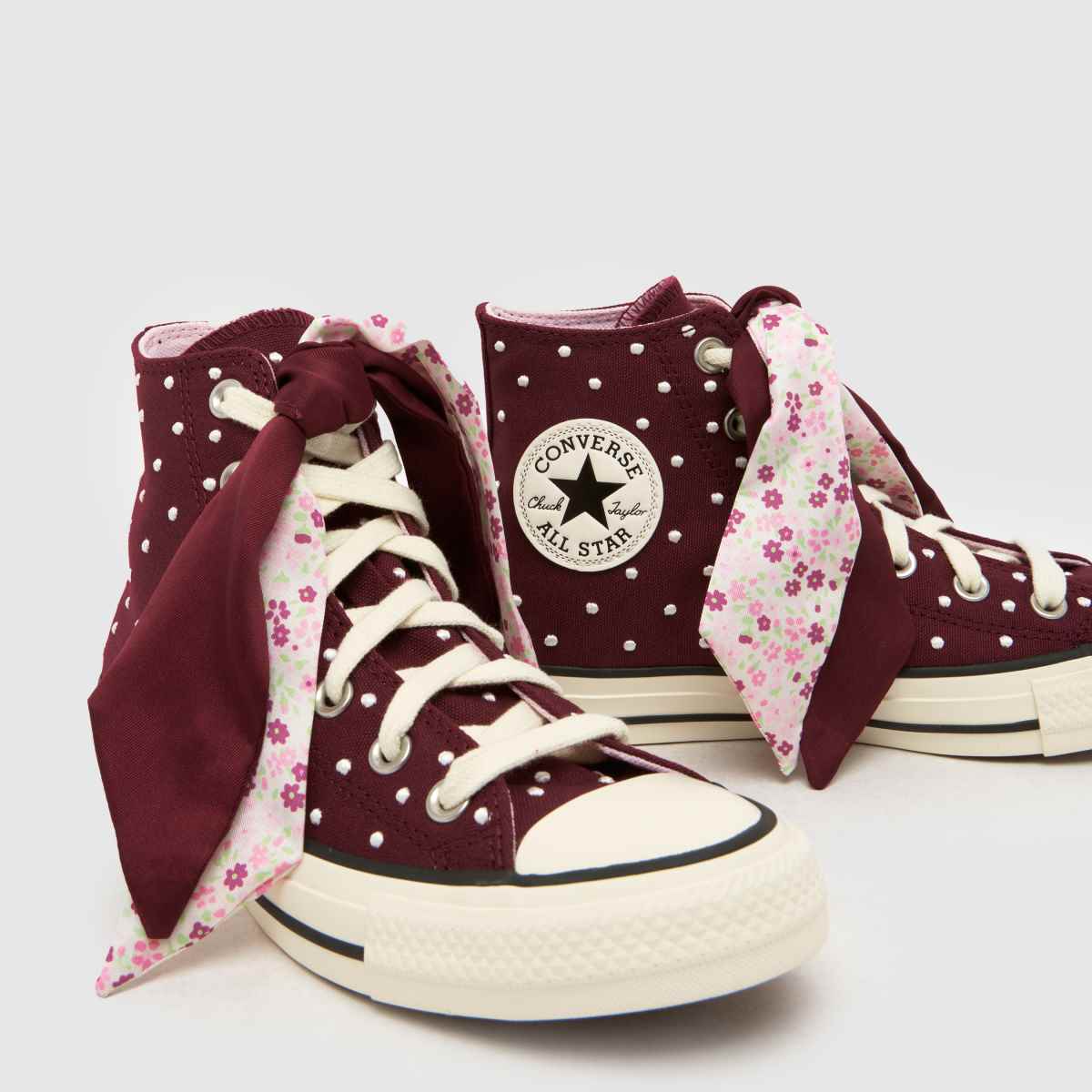 Converse All Star Hi Clubhouse in Burgundy Converse All Star Hi Clubhouse 4
