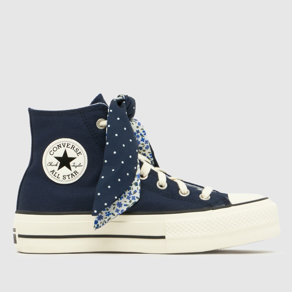 Converse All Star Lift Hi Clubhouse Trainers in Navy