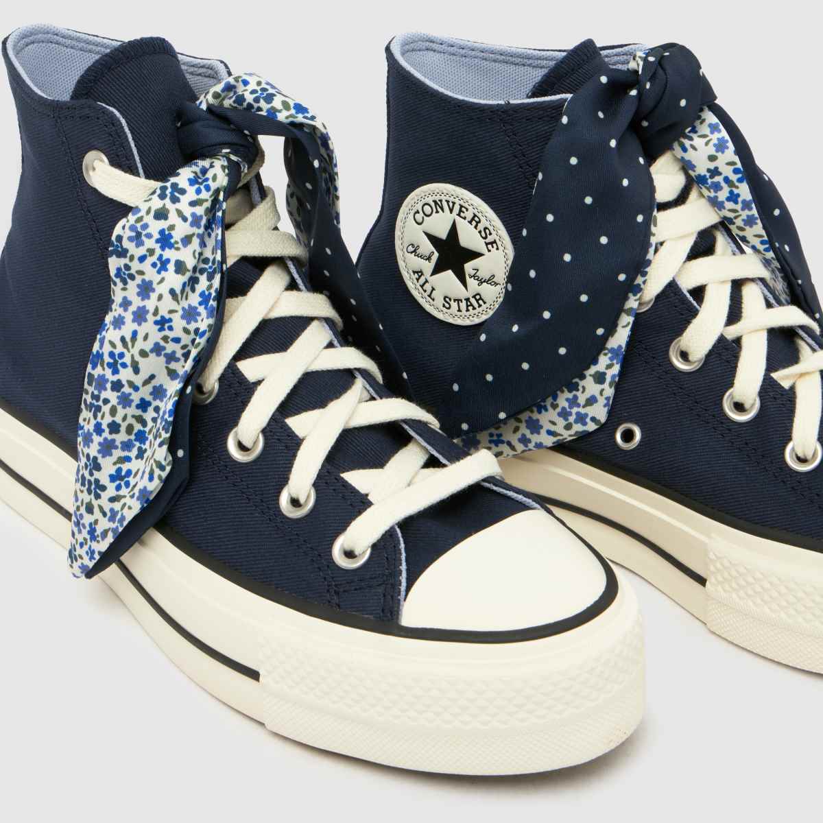 Damen Converse Marineblau All Star Lift Hi Clubhouse Sneaker Converse All Star Lift Hi Clubhouse 4