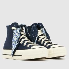 Damen Converse Marineblau All Star Lift Hi Clubhouse Sneaker Converse All Star Lift Hi Clubhouse,2 von 4