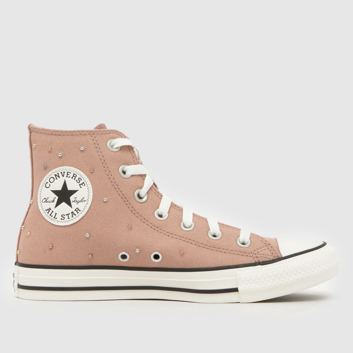 Converse All Star Hi Trainers in Beige