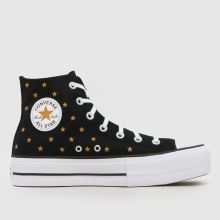 Converse All Star Lift Hi in Black Multi Converse All Star Lift Hi,1 of 4