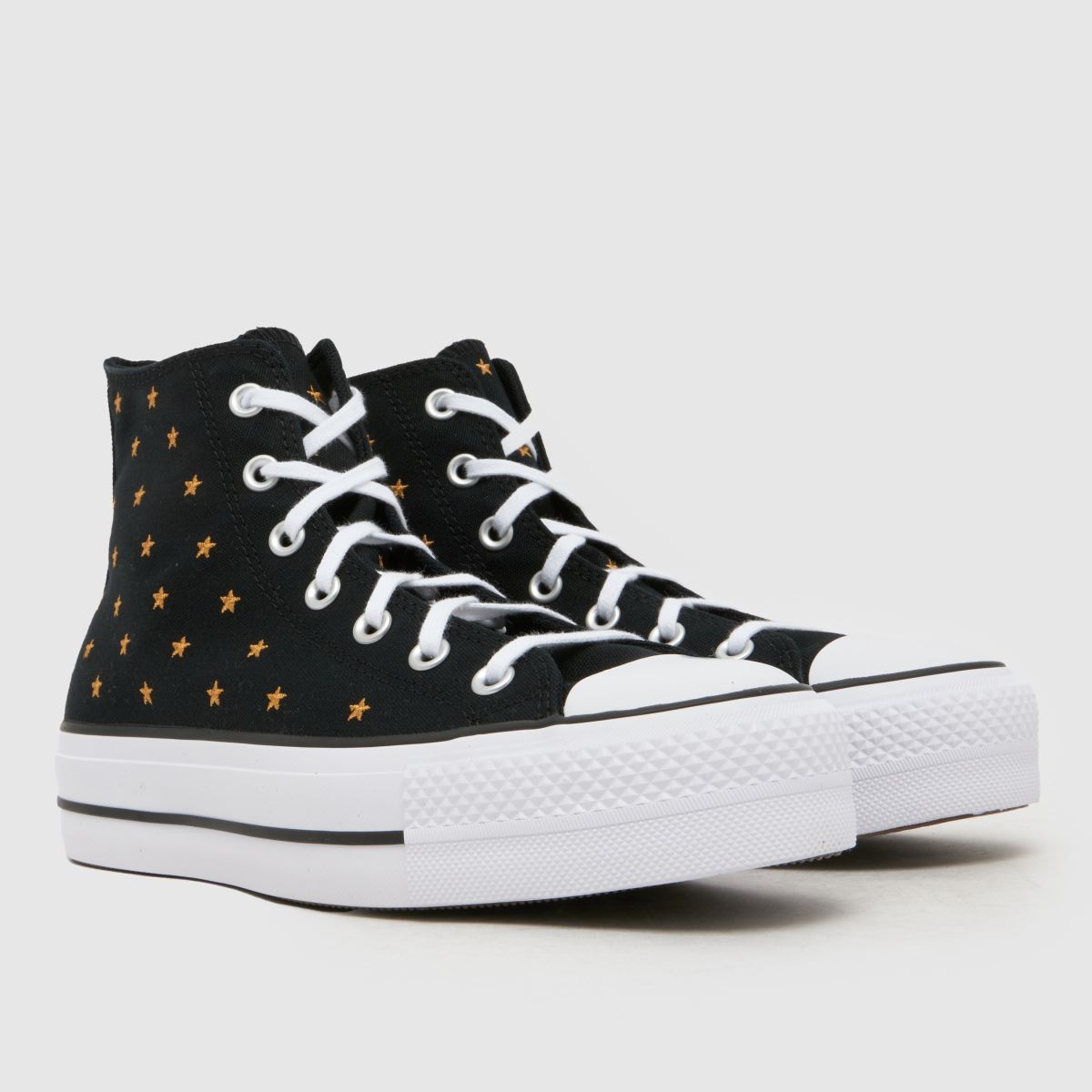 Converse All Star Lift Hi in Black Multi Converse All Star Lift Hi 8