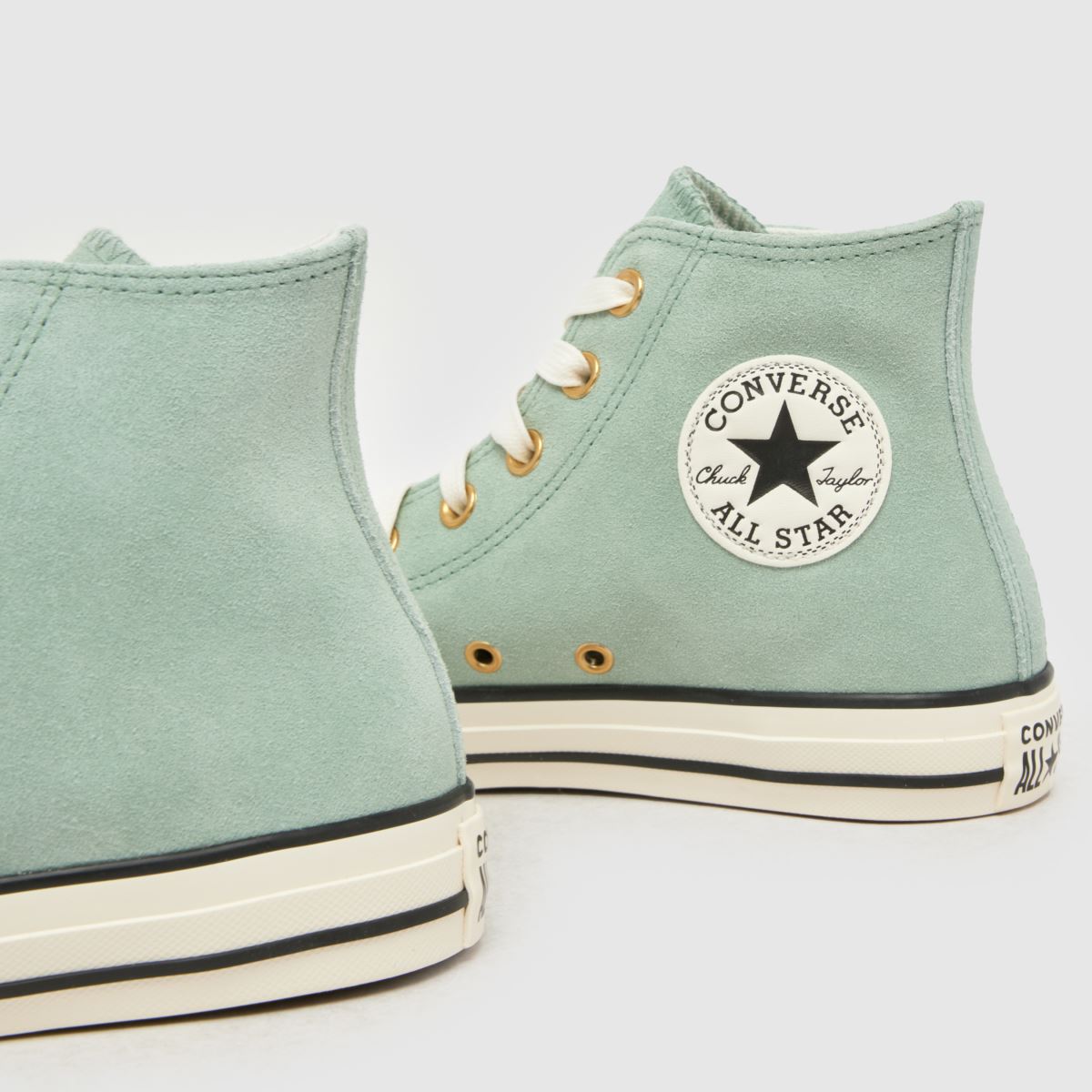 Converse All Star Hi Suede in Light Green Converse All Star Hi Suede 7