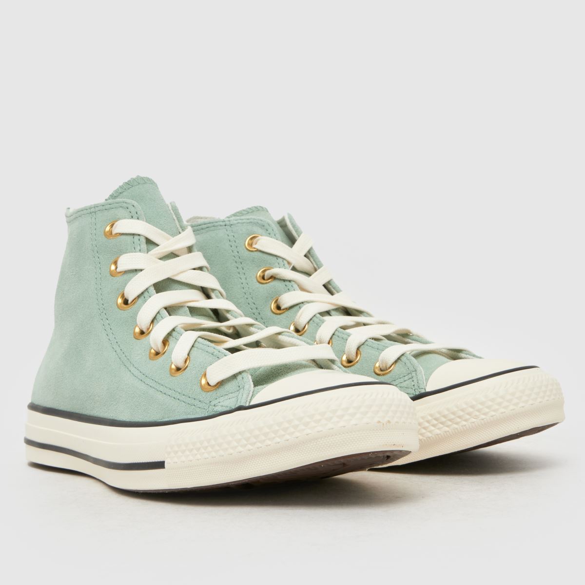 Converse All Star Hi Suede in Light Green Converse All Star Hi Suede 8