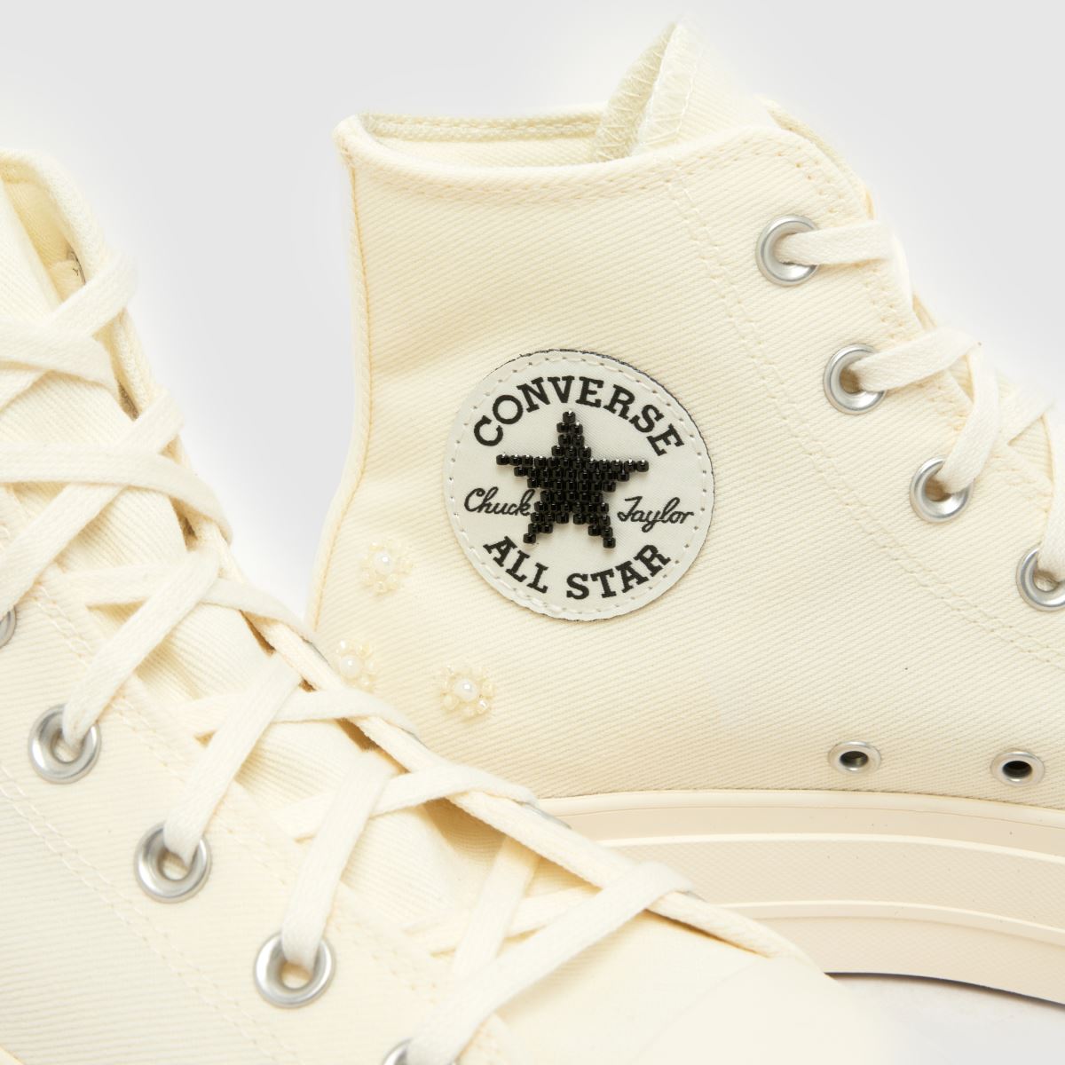 Converse All Star Lift Beads in Off-White Multi Converse All Star Lift Beads 4