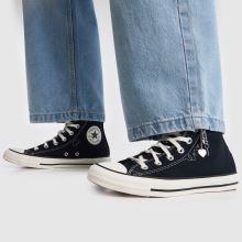 Converse Chucks In Love All Star Hi in Black & White Converse Chucks In Love All Star Hi,2 of 4