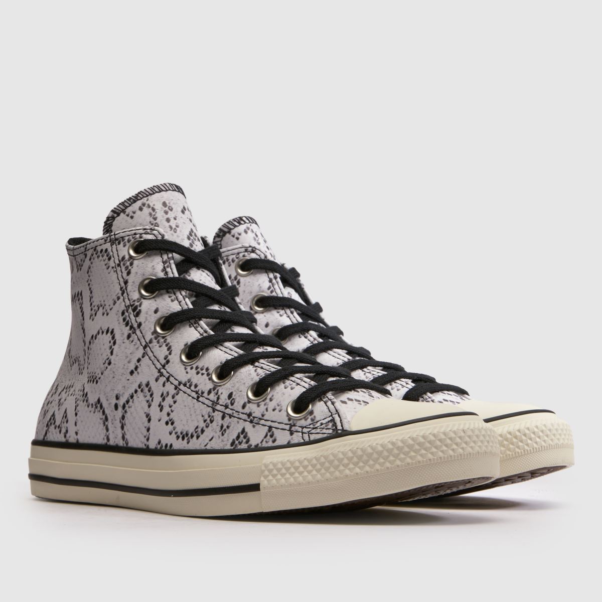 Converse All Star Hi in White & Black Converse All Star Hi 3