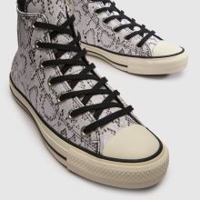 Converse All Star Hi in White & Black Converse All Star Hi,3 of 4