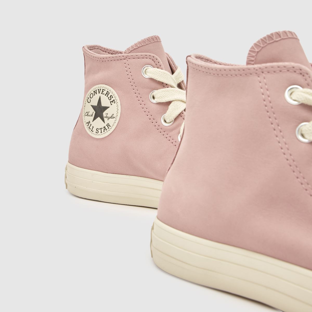 Converse All Star Hi in White & Pink Converse All Star Hi 4