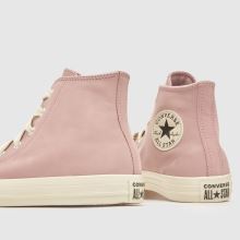 Converse All Star Hi in White & Pink Converse All Star Hi,4 of 4