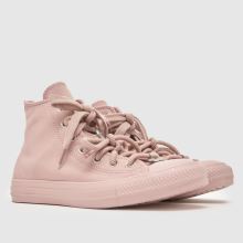 Converse All Star Hi Charms in Pale Pink Converse All Star Hi Charms,2 of 4