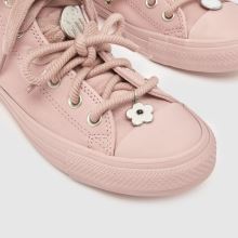 Converse All Star Hi Charms in Pale Pink Converse All Star Hi Charms,3 of 4