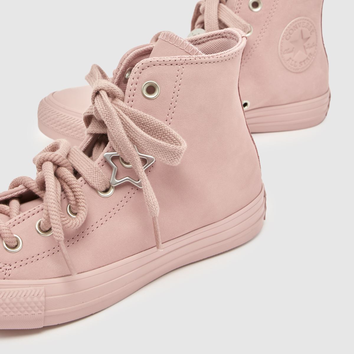 Converse All Star Hi Charms in Pale Pink Converse All Star Hi Charms 7