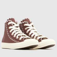 Converse All Star Hi in Dark Brown Converse All Star Hi,2 of 4