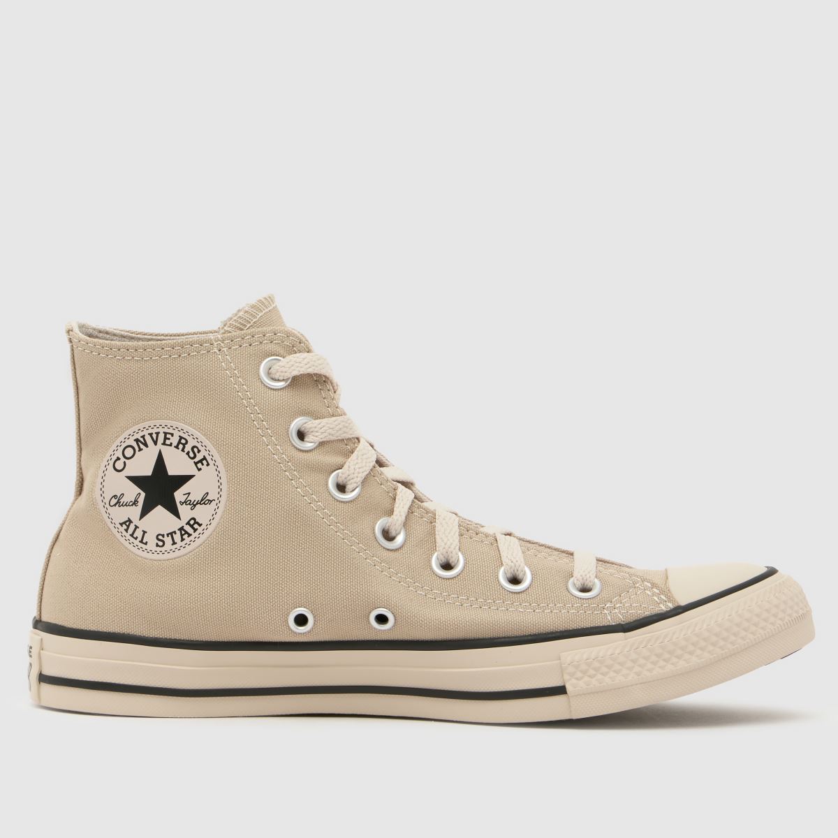 Converse All Star Hi Trainers in Beige