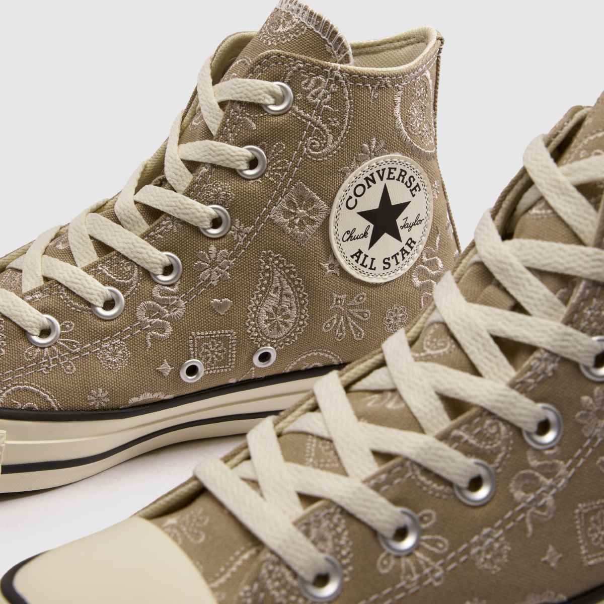 Converse All Star Hi in Stone Multi Converse All Star Hi 7