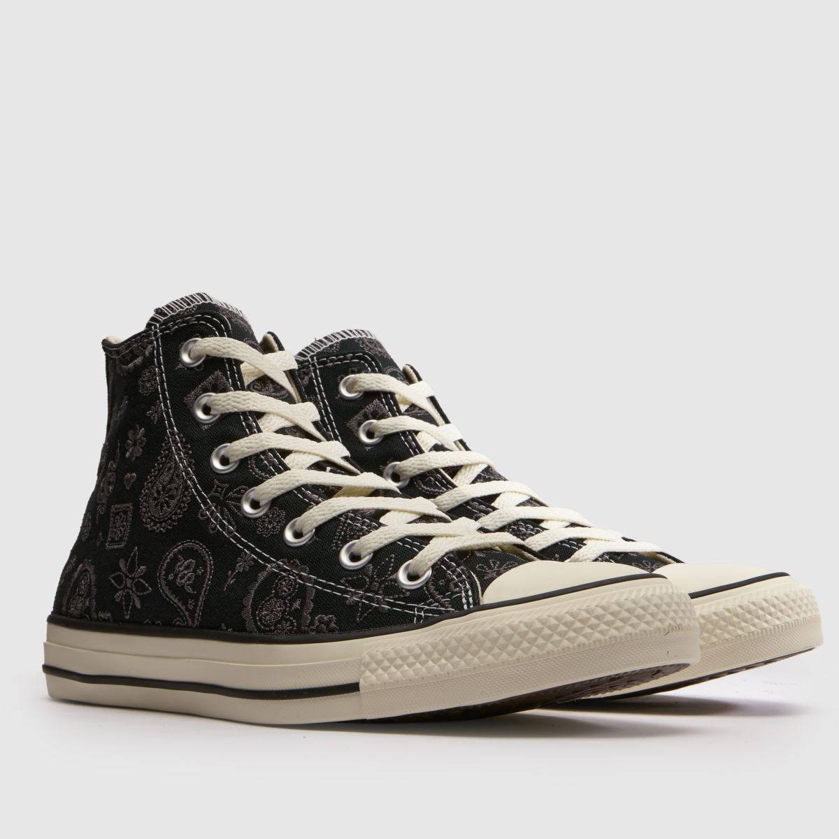 Damen Converse Schwarz-grau All Star Hi Sneaker Converse All Star Hi 3